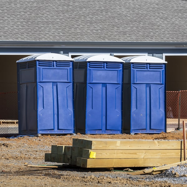 how do you ensure the portable restrooms are secure and safe from vandalism during an event in Sawyer MN